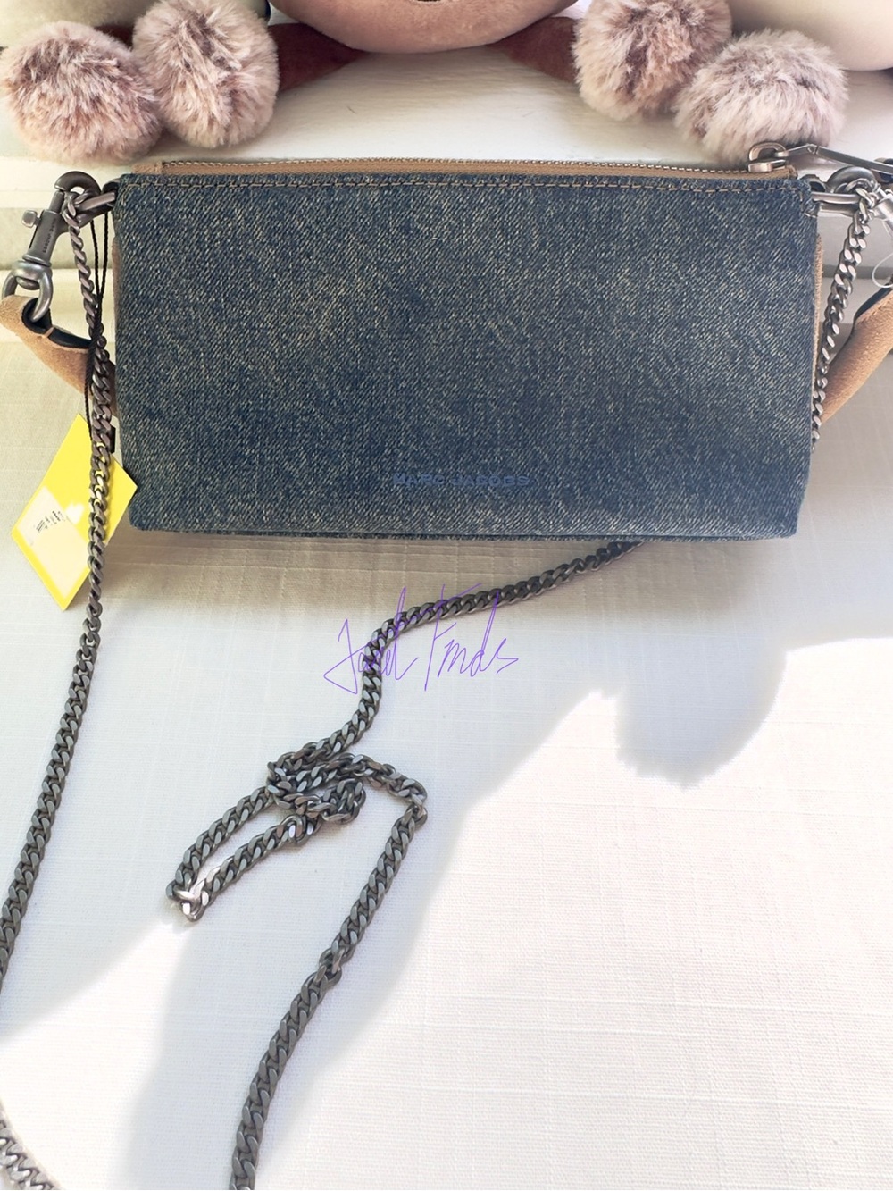 NWT 💙Marc Jacobs The Snapshot Denim Convertible Pochette - Picture 4 of 10